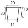 Modiform Multi-Cell Propagation Tray 240 Cells (Base Drainage) (Black) (2400/P) - Each