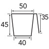 Modiform Multitray 40 Cells (Black) (1568/P) - Each