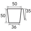 Modiform Multitray 40 Cells 80cc (Black) (1568/P) - Each